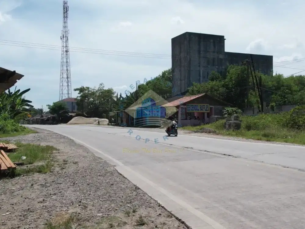 Tanah di jl raya Cikande - Rangkasbitung, Serang Banten
