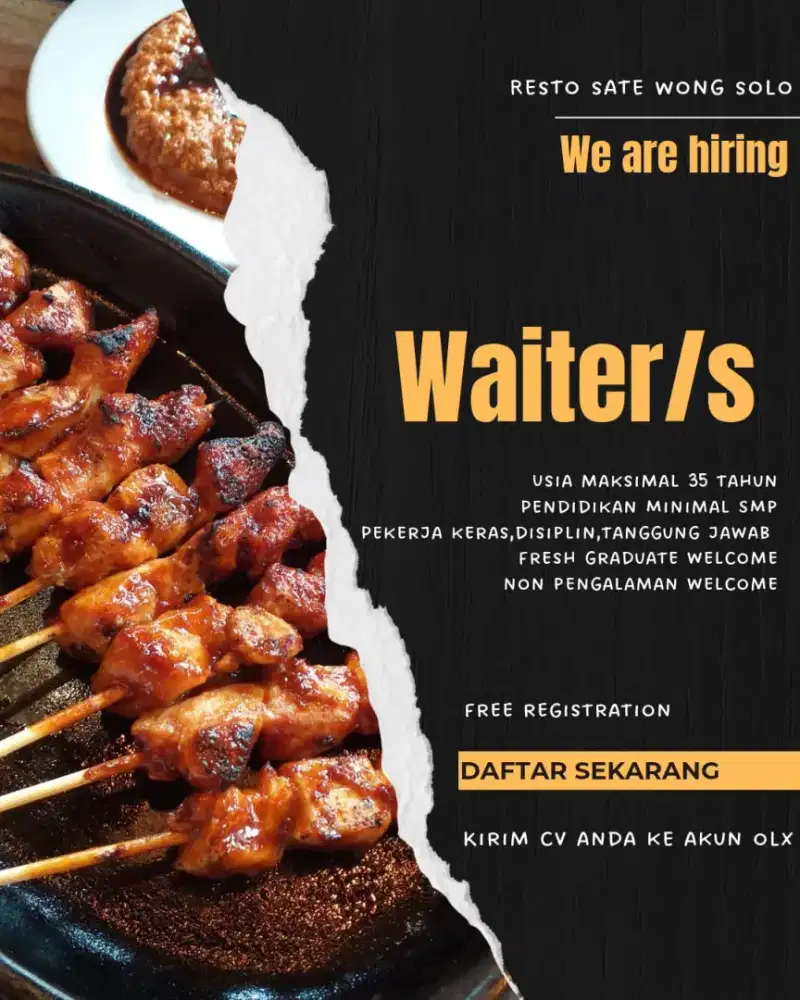 Lowongan waiters