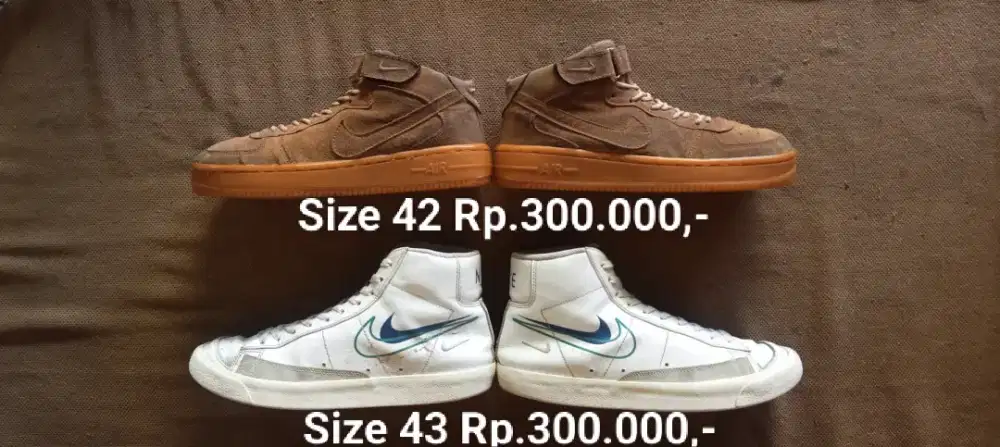 Sepatu Nike size 42 & 43