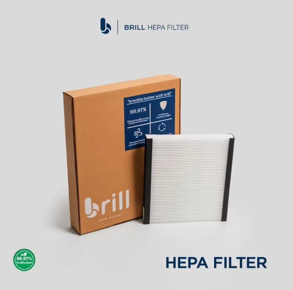 Filter AC Mobil BRILL HEPA Filter - Toyota NEW Cocok Innova Fortuner