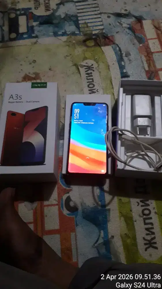 Hp oppo A3s ram2/16GB siap pakai
