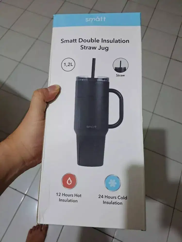 Smatt Double Insulation Jug - Tumbler 1.2L Stainless - Sage Green