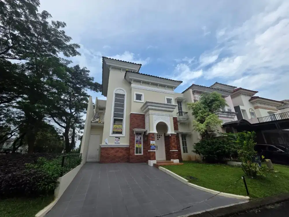 Rumah di gading serpong cluster alicante posisi corner siap pakai