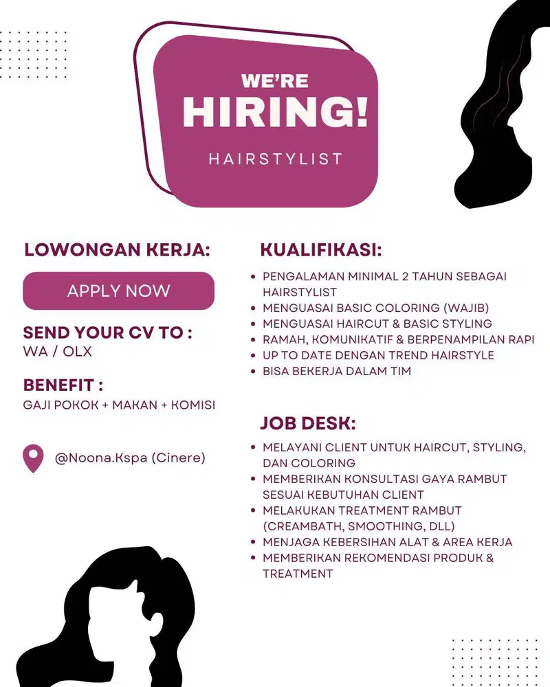 Lowongan Kerja Hairstylish