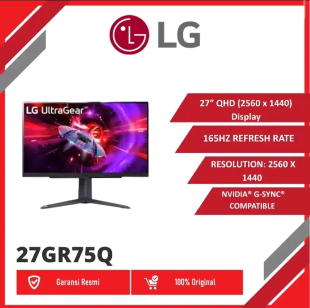 Jual lcd monitor gaming bekas