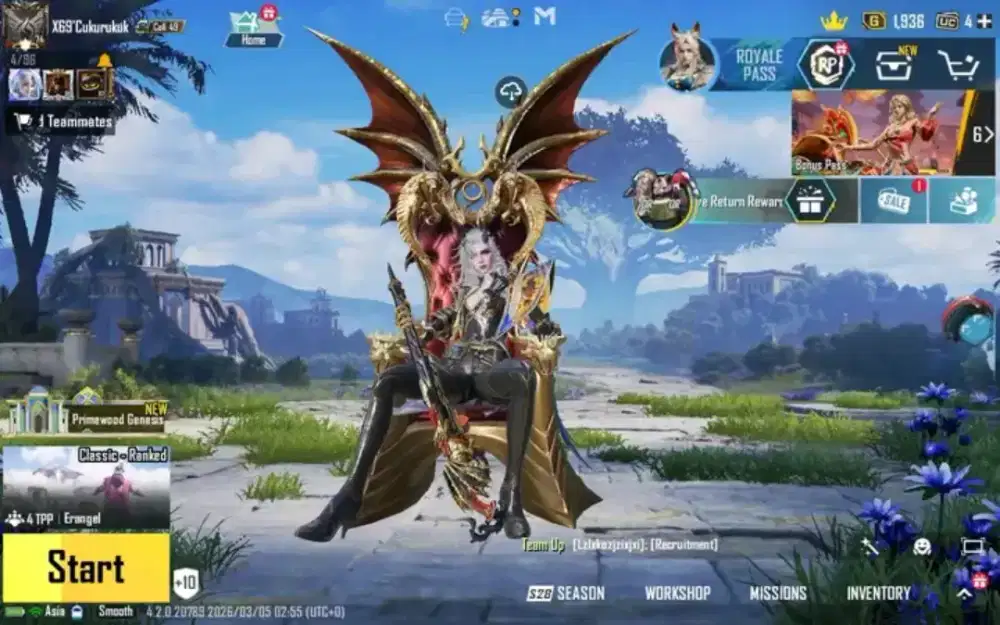 JUAL BELI AKUN PUBG MOBILEE