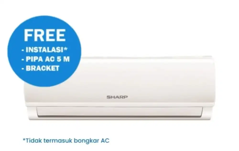 SHARP AC SPLIT 1/2 PK STANDARD WHITE
AH-A5ZEY/WH