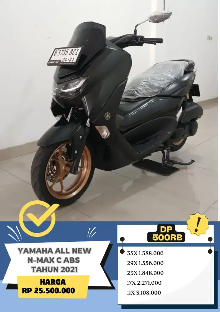 Dp 500rb Yamaha ALL NEW N-MAX C ABS thn 2021