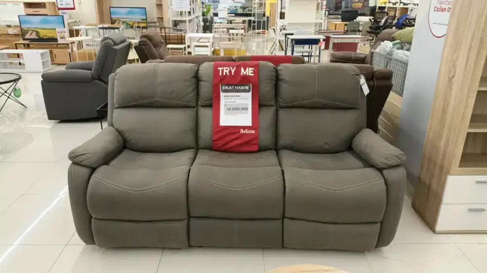 Set Sofa Recliner Nathan 3S+2S+1S