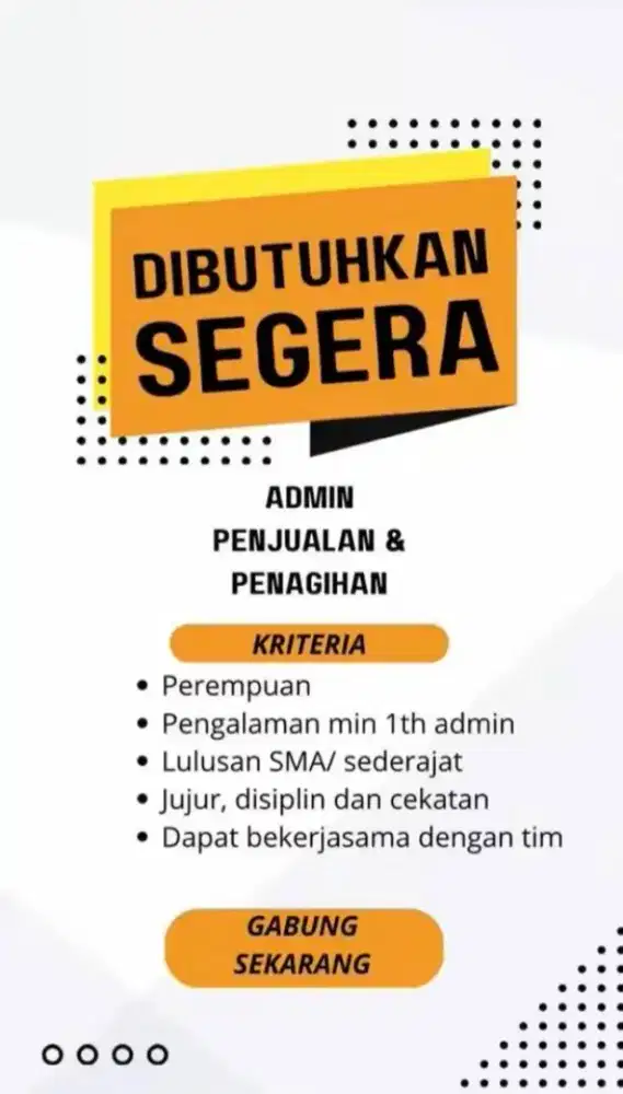 Loker admin jakbar
