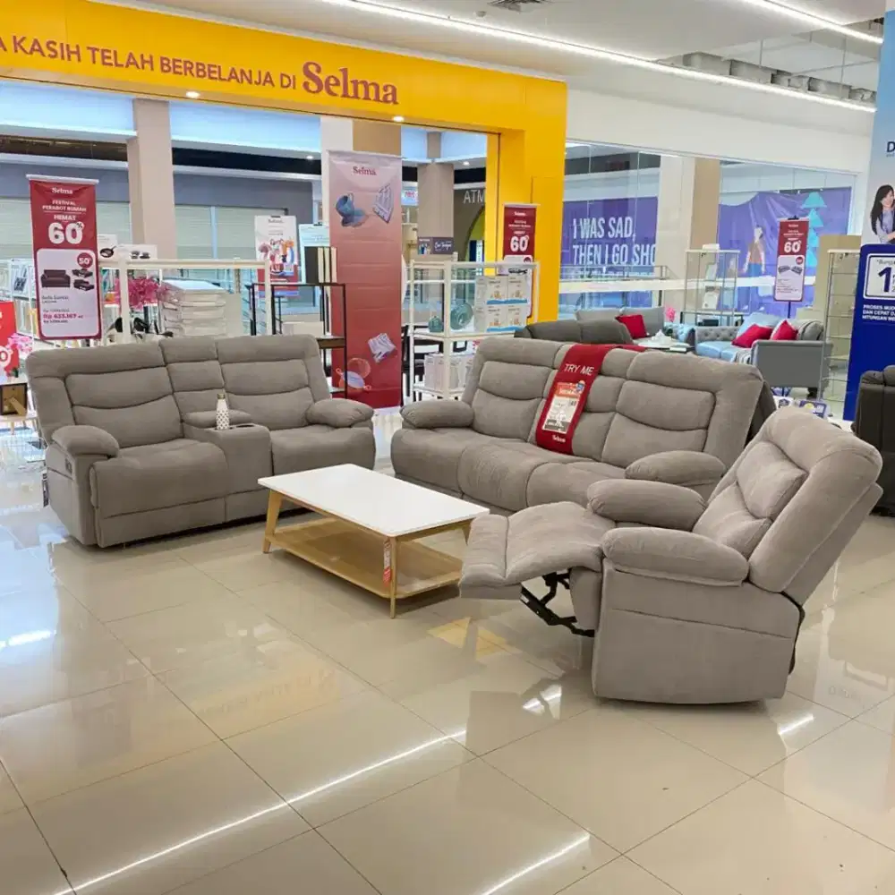 Obral sofa set recliner by Selma furniture