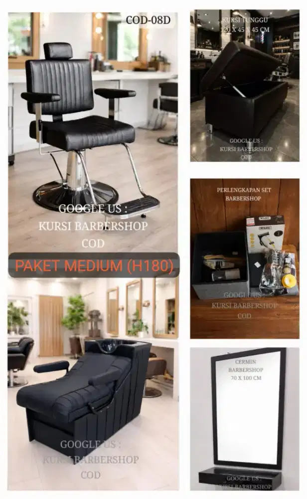 Paket buka barber barbershop pangkas rambut. Mulai 3 jtan. COD Bekasi