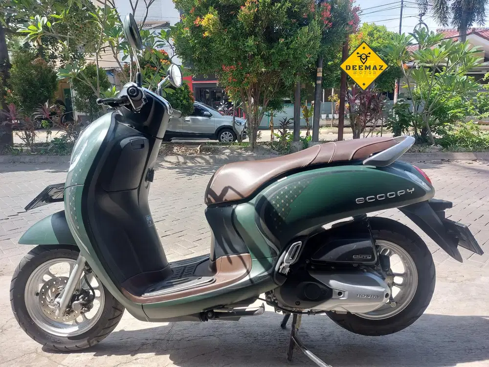 (DP 200)‼️ Honda Scoopy Stylish Keyless Hijau Mulus 2024 Cash Kredit