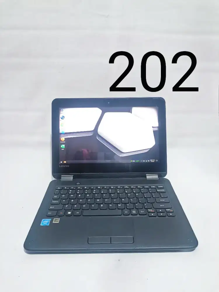 Touchscreen Convertible Lenovo N23 N3160, DDR 4GB SSD 128GB 12  2jam