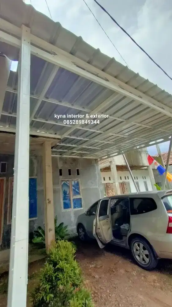 Kanopi Baja Ringan Atap Spandek Termurah Lampung
