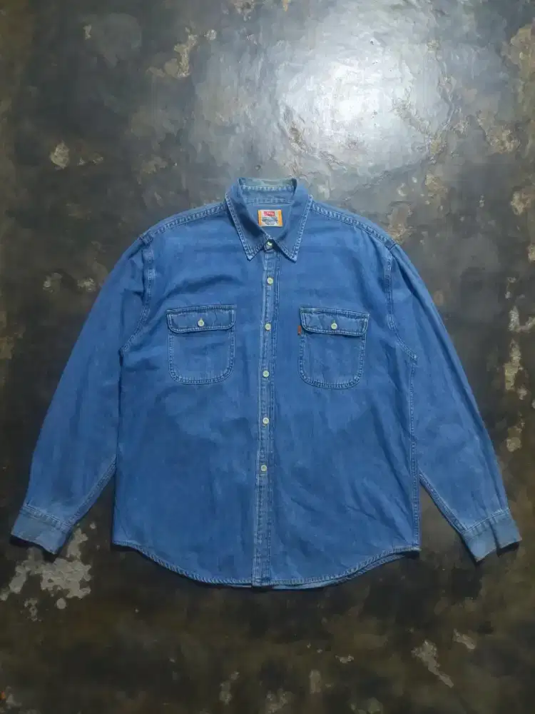 Vintage Levis orange tab denim shirt