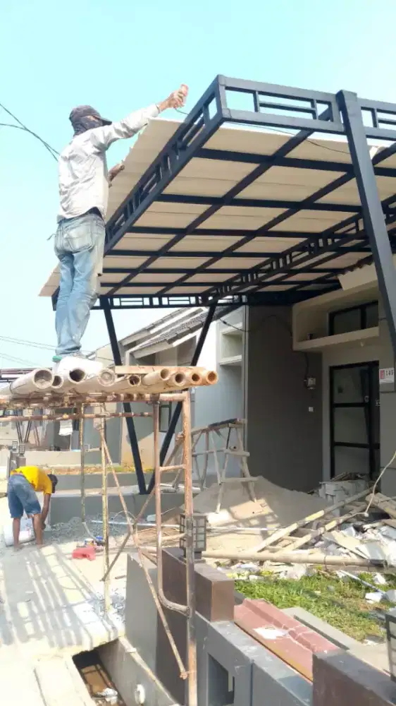 Menjual atau perbaikan pintu besi, pagar besi,kanopi,teralis motif cnc