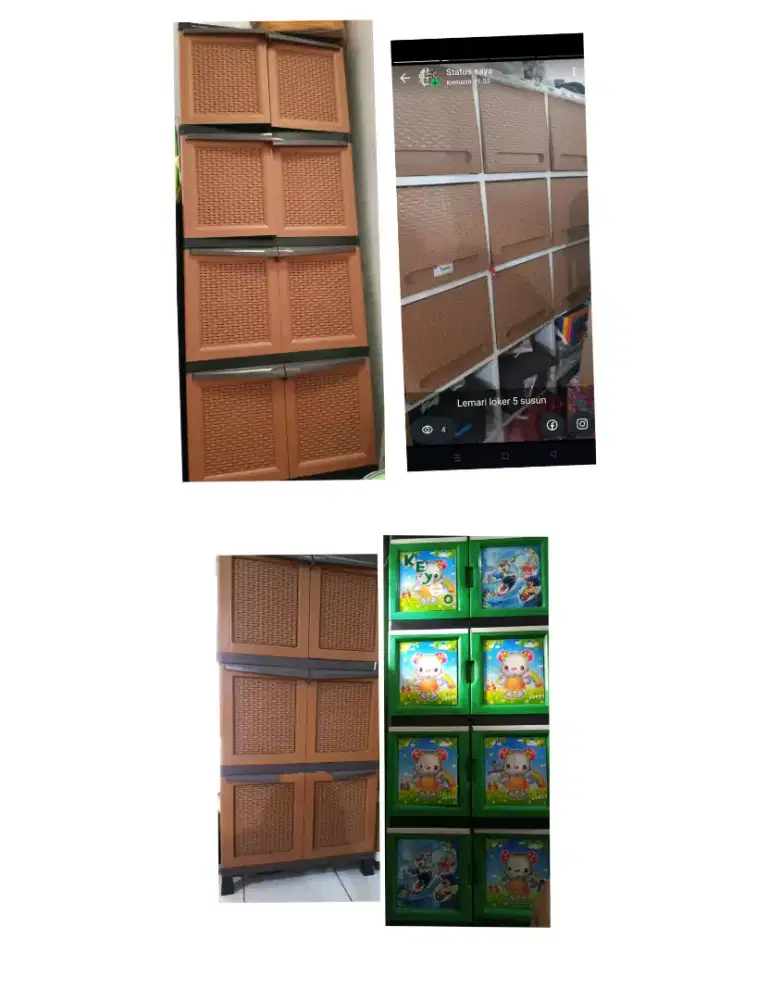 Jual cepat all type lemari rak plastik