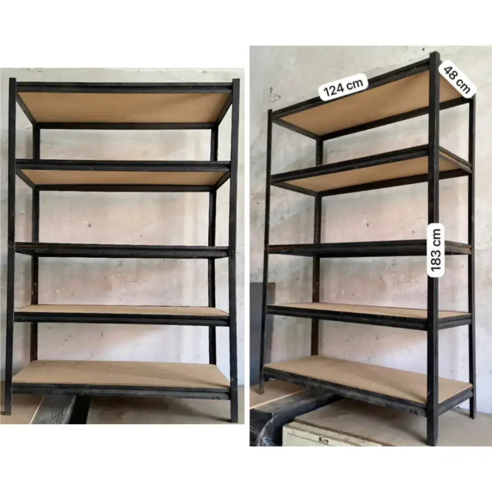 Rak Serbaguna bekas masih kokoh Rak Besi Serbaguna