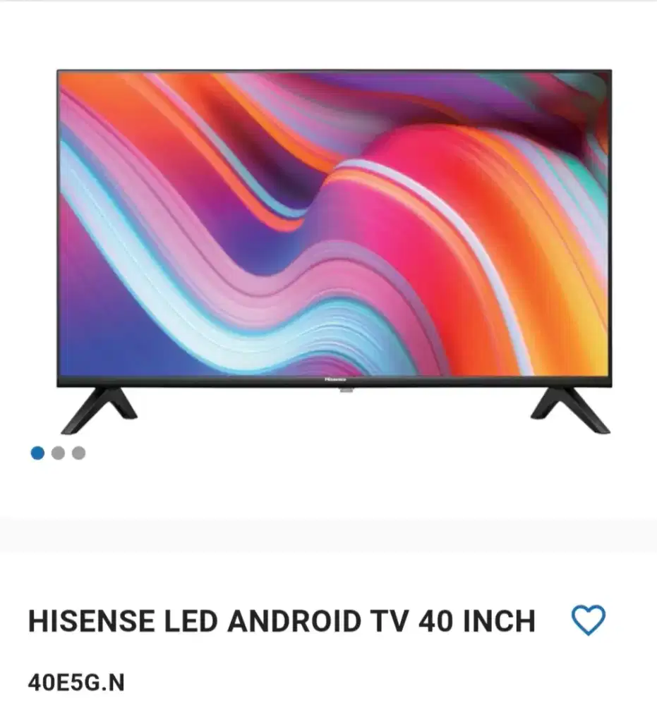 HISENSE LED ANDROID TV 40 INCH