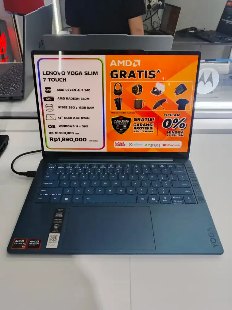 LAPTOP LENOVO YOGA SLIM 7 TOUCH RYZEN AI 5 | BISA CICILAN