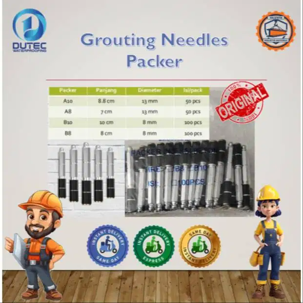 DUTEC Injection Packer A8 A10 B8 B10 100 PCS | Packer Injeksi