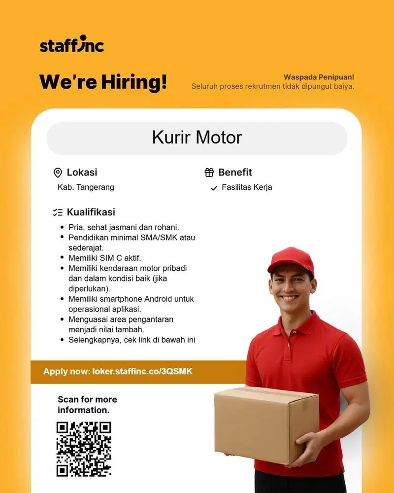 LOKER DRIVER PICK UP DAN KURIR MOTOR