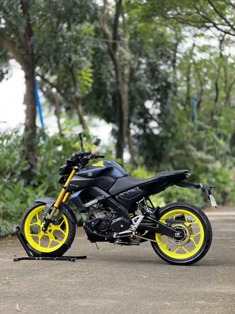 YAMAHA MT15 2019 BIRU KM LOW PAJAK HIDUP SIAP JALAN