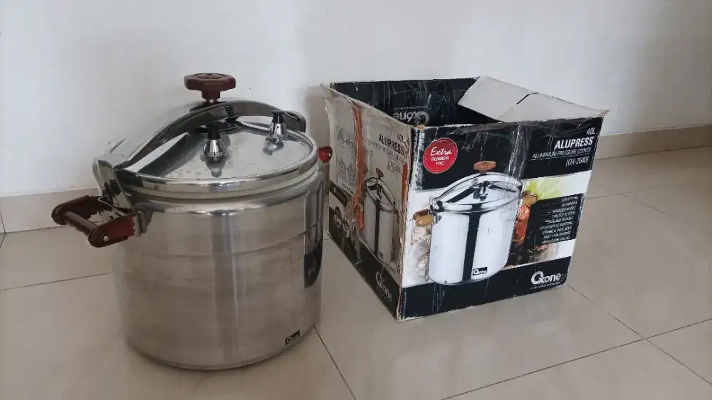 Panci bekas presto alumunium 40 liter