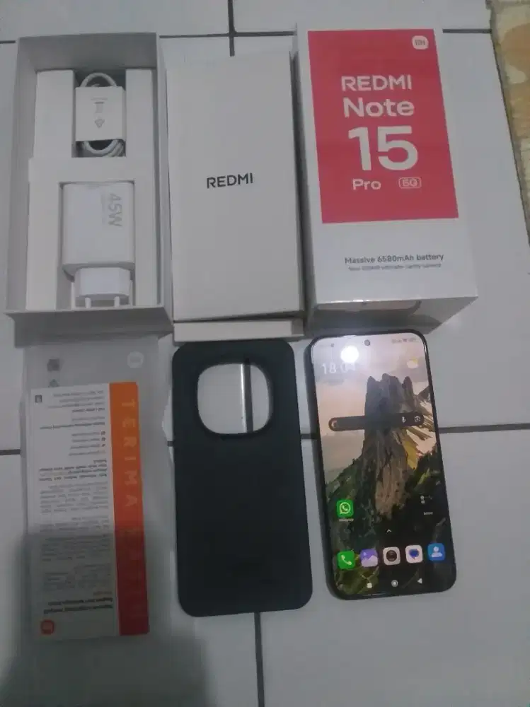 Redmi Note 15 Pro 5G 8/256 Fullset Mulus