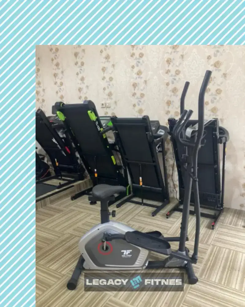 Sepeda statis Elleptical TL-366E alat olahraga LMN-384