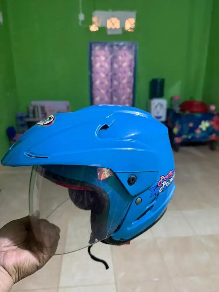 Helm anak cewek cowok bisa masih bagus