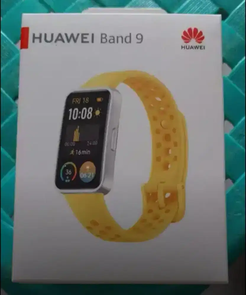 Jual murah jam tangan smart watch huawei band 9 masih baru,600 rb nego