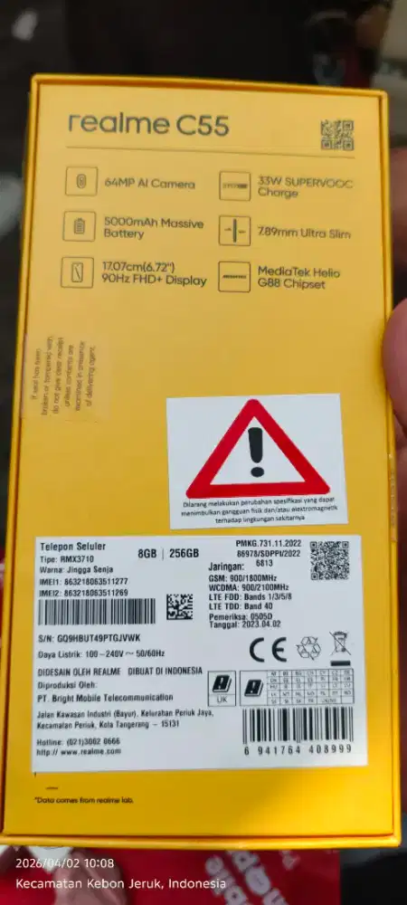 WTS Realme C55 8/256