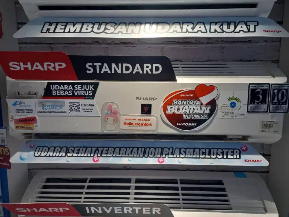 SHARP AC SPLIT 1 PK STANDARD