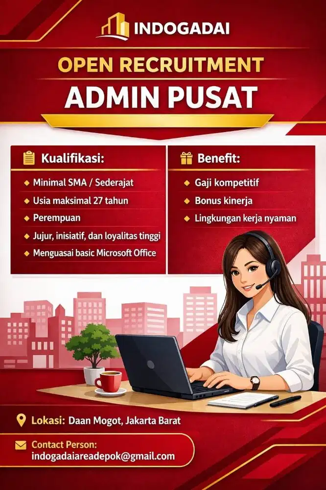 LOWONGAN KERJA ADMIN