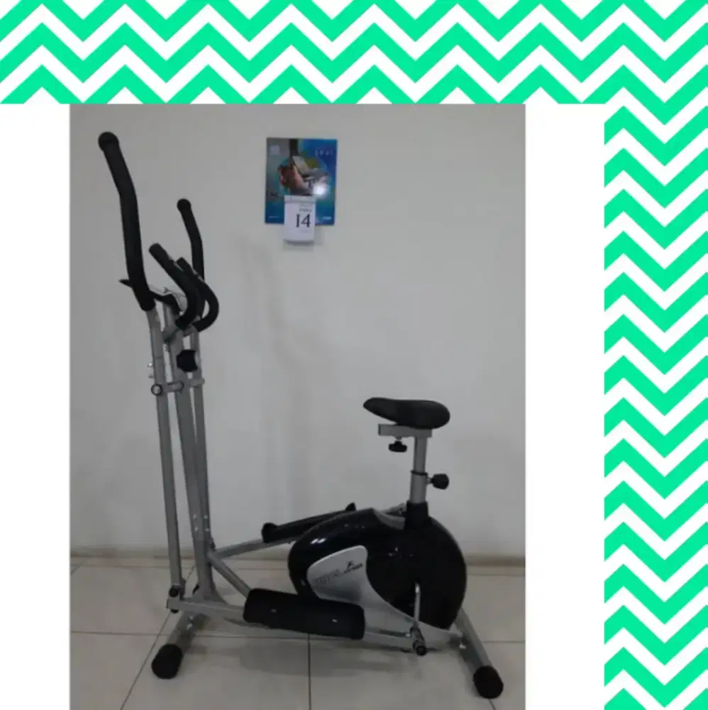 Sepeda statis Elleptical TL-8500 alat kebugaran VKH-632