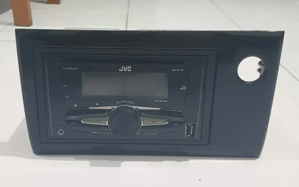 Head Unit Honda Brio Original Plus Frame JVC PANDORA Normal Tested