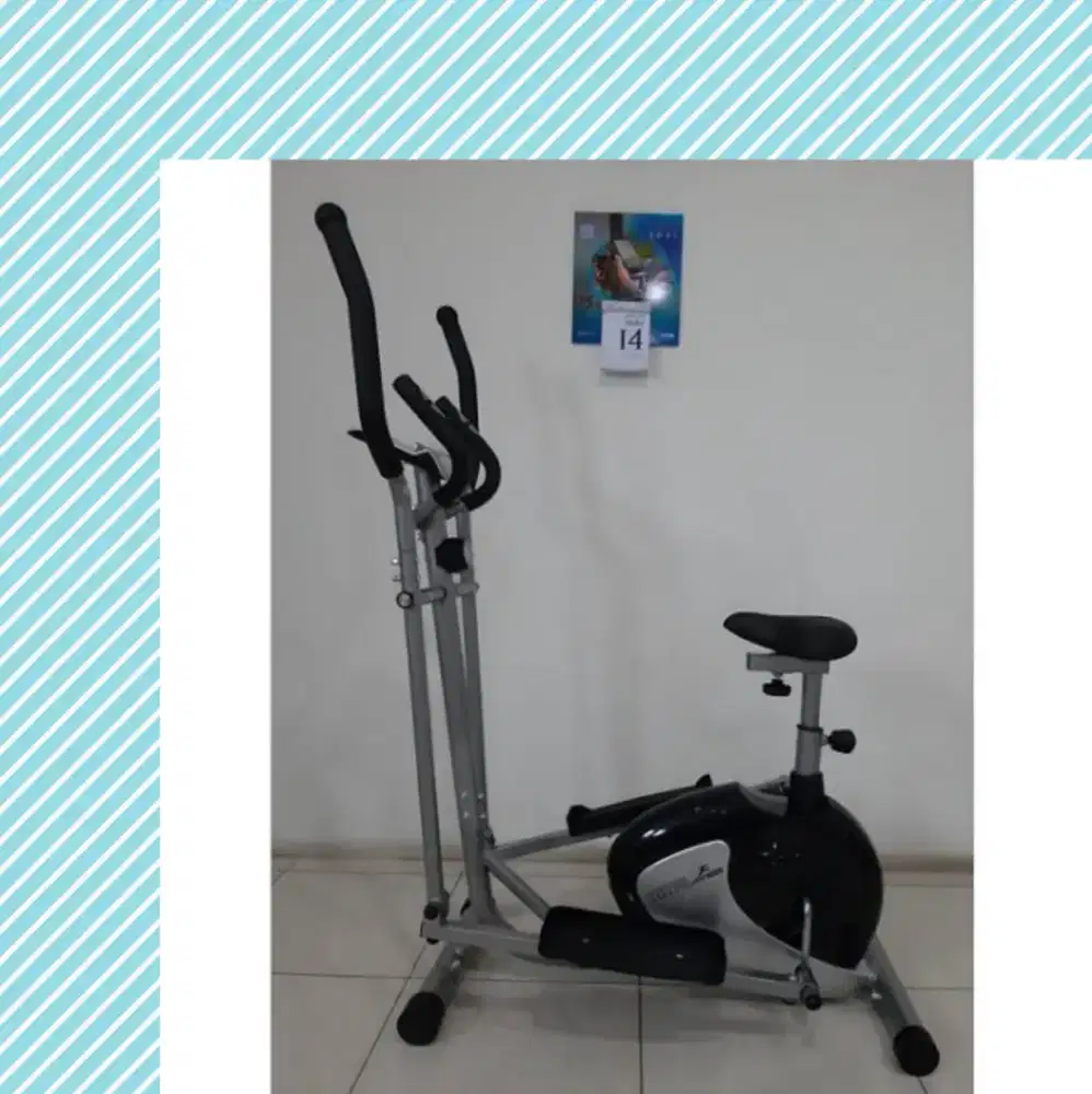 Sepeda statis Elleptical TL-8500 alat kebugaran VKH-632