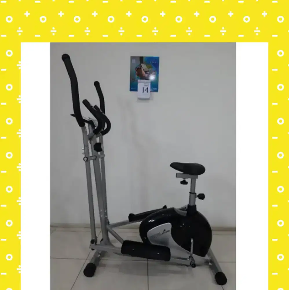 Sepeda statis Elleptical TL-8500 alat kebugaran VKH-632
