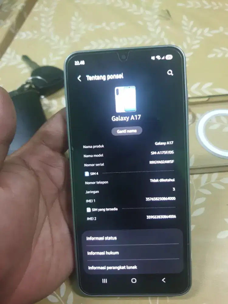 Samsung A17 8/256 Fullset