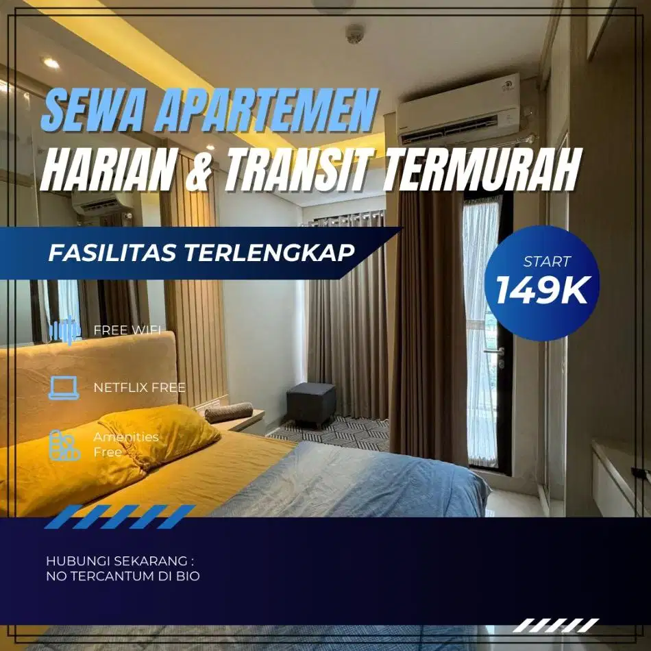 Sewa apartemen Bintaro Icon Harian/Transit Termurah Tangerang Selatan