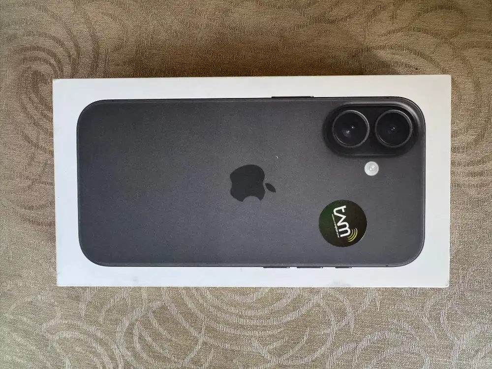 iPhone 16 Black 128gb – iBox Resmi (Sealed)