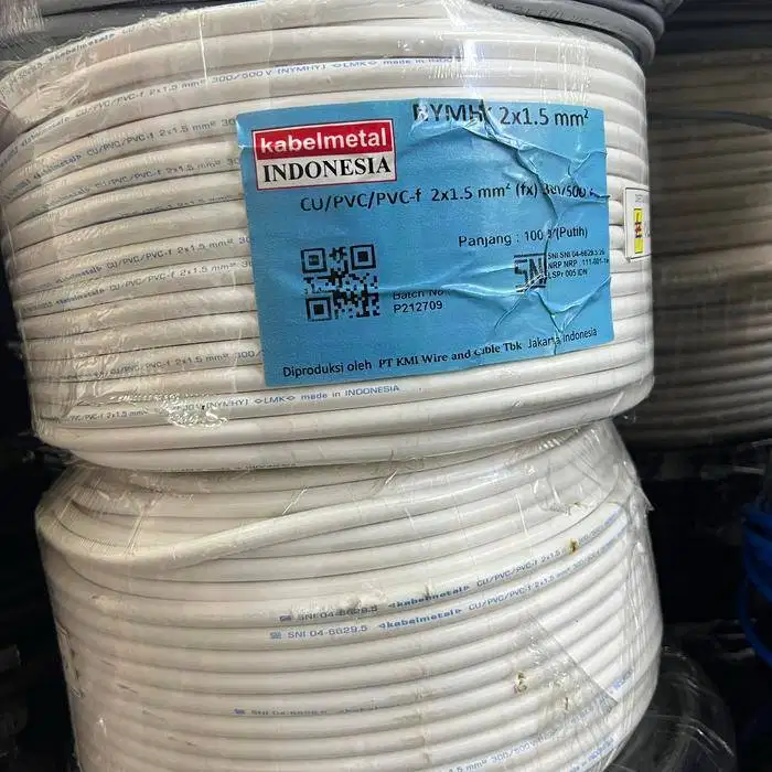 Kabel Metal NYMH 2x1.5 @100 Meter