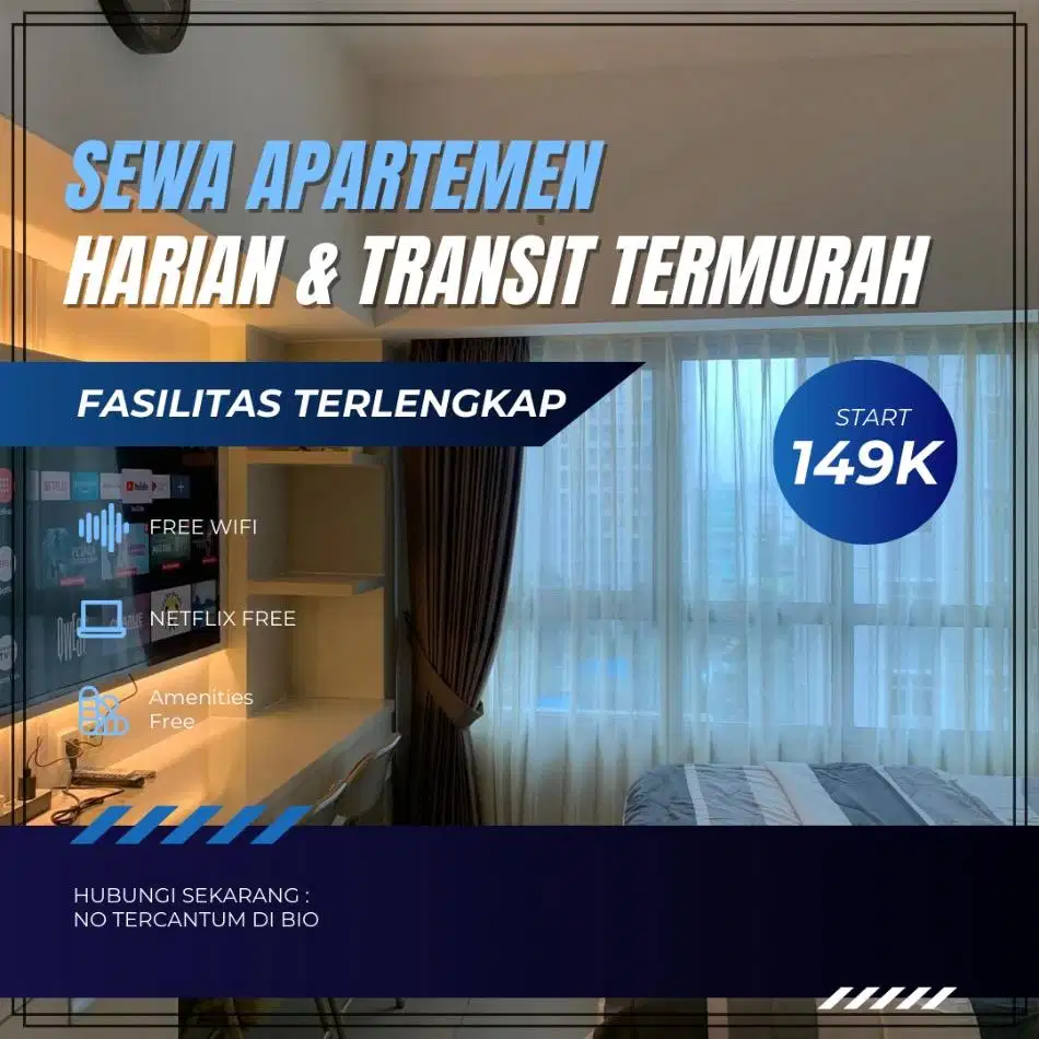 Sewa apartemen Springlake Summarecon Bekasi SMB Harian/Transit Murah