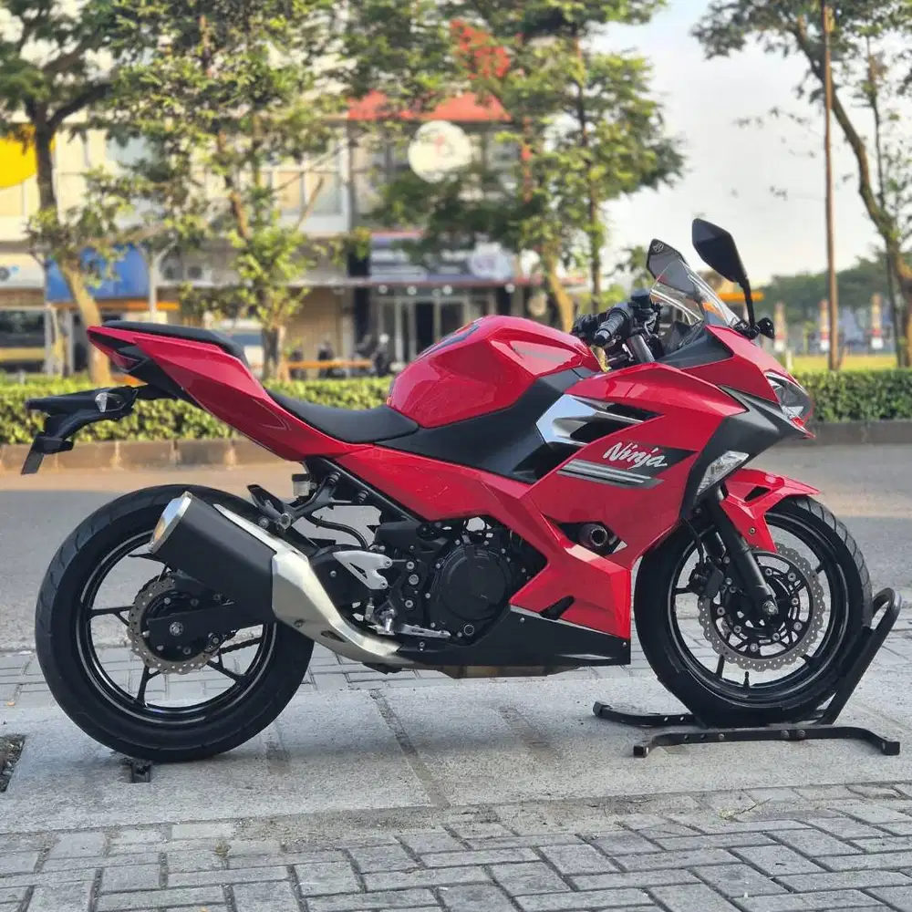 KM 3K AJA! KAWASAKI NEW NINJA 250 FI 2022 MERAH PAJAK ON SIAP RIDING