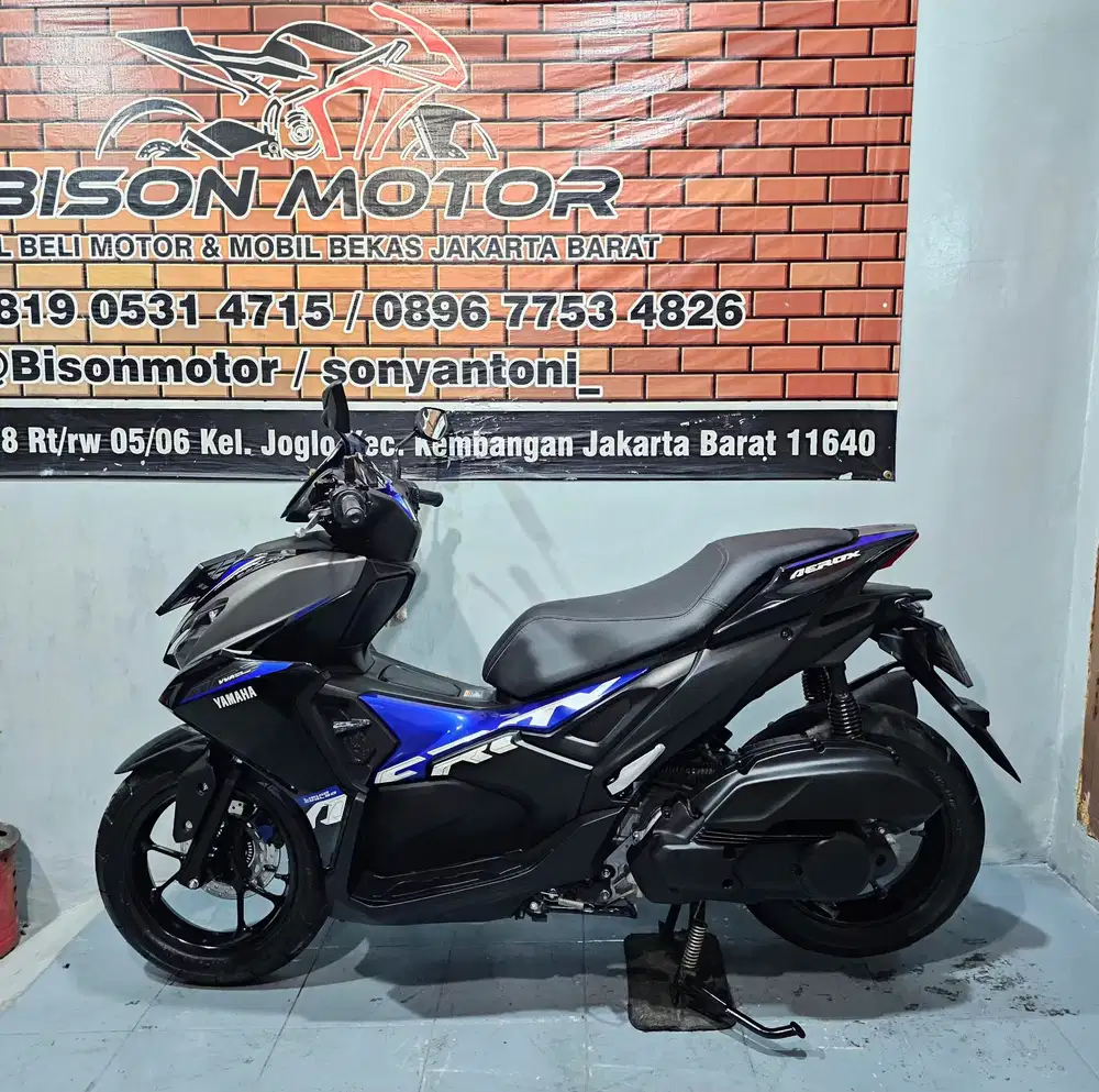 ISTIMEWA! YAMAHA NEW AEROX ALPHA KUNCI 155 VVA TAHUN 2025 ABU HITAM