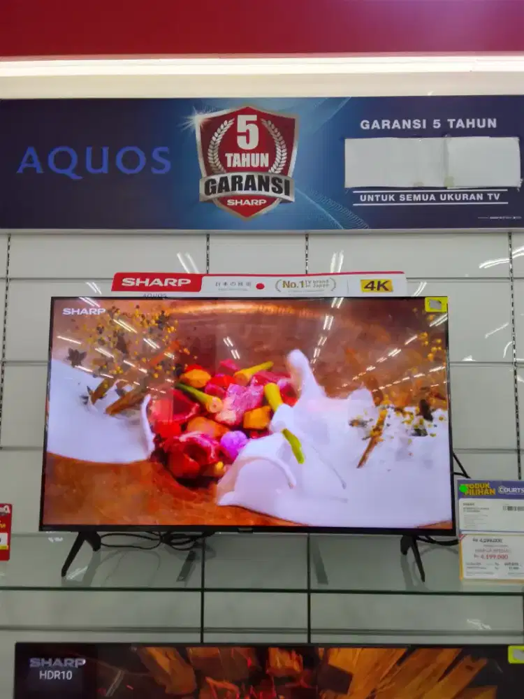 SHARP 4K GOOGLE TV 43 INCH