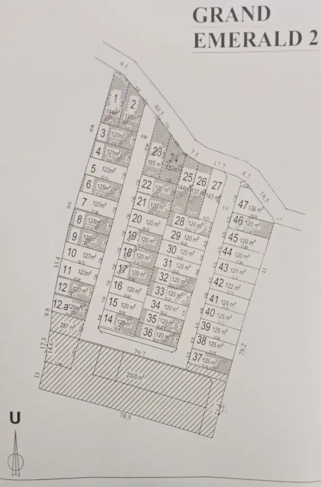 Kapling Siap Bangun luas 120m² -- 240m² hanya 1,7jt/m² Mijen Semarang