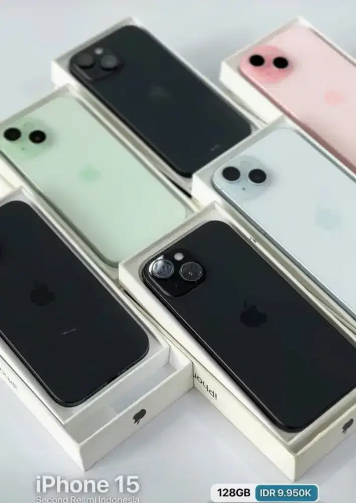 iPhone 15 second iBox tanpa DP